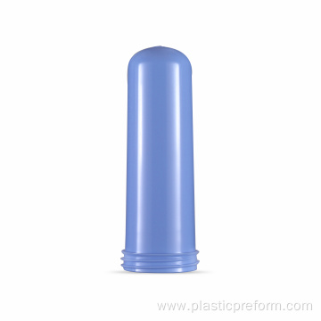 38mm Acrylic blue cosmetic bottle PET preform
